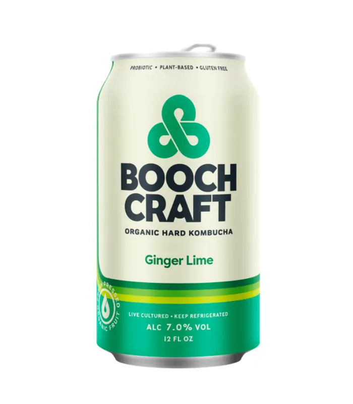Buy Booch Craft Ginger Lime Organic Hard Kombucha 6-Pack Online - The Barrel Tap Online Liquor Delivered