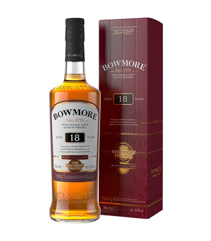 Buy Bowmore Vintner's Trilogy 18 Year Old Single Malt Scotch Whisky Online - The Barrel Tap Online Liquor Delivered