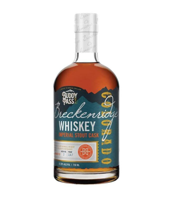 Buy Breckenridge Buddy Pass Imperial Stout Cask Whiskey 750mL Online - The Barrel Tap Online Liquor Delivered