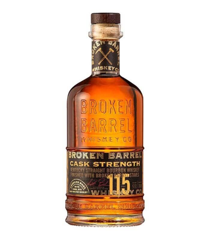 Buy Broken Barrel Cask Strength Kentucky Straight Bourbon Whiskey 750mL Online - The Barrel Tap Online Liquor Delivered