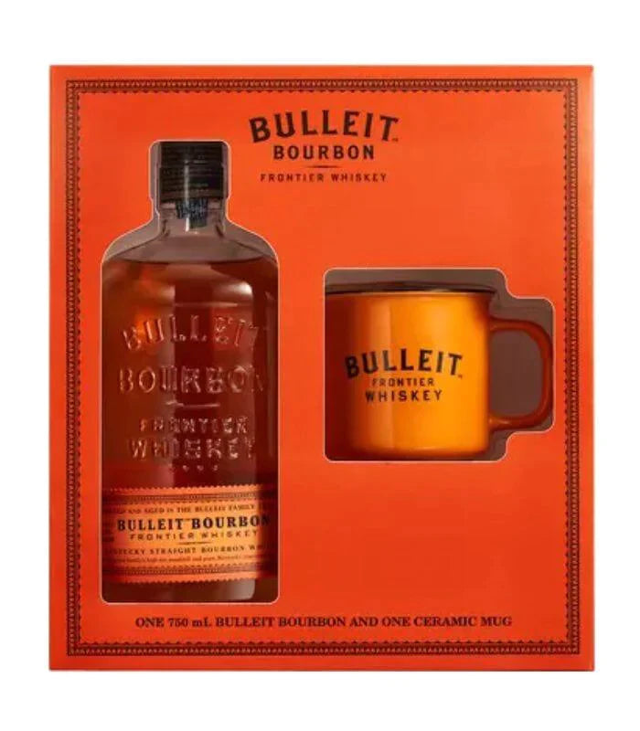 Buy Bulleit Bourbon W/ Ceramic Mug Gift Set Online - The Barrel Tap Online Liquor Delivered