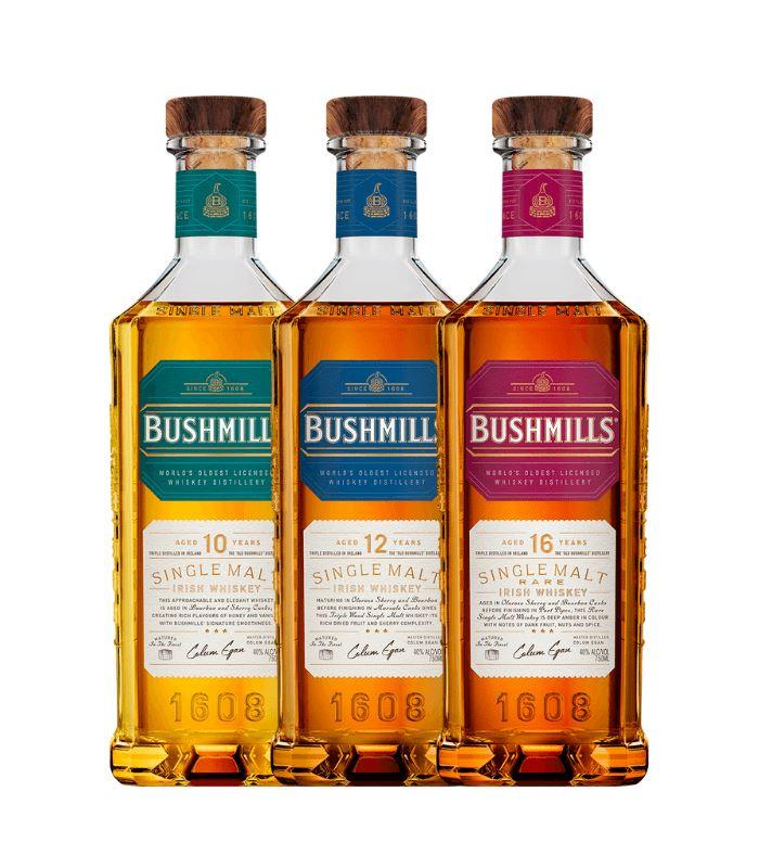 Buy Bushmills 10 | 12 | 16 Year Old Irish Whiskey Bundle Online - The Barrel Tap Online Liquor Delivered
