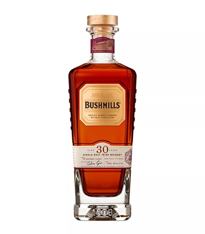 Buy Bushmills 30 Year Old PX Sherry Cask Finish Single Malt Irish Whiskey Online - The Barrel Tap Online Liquor Delivered