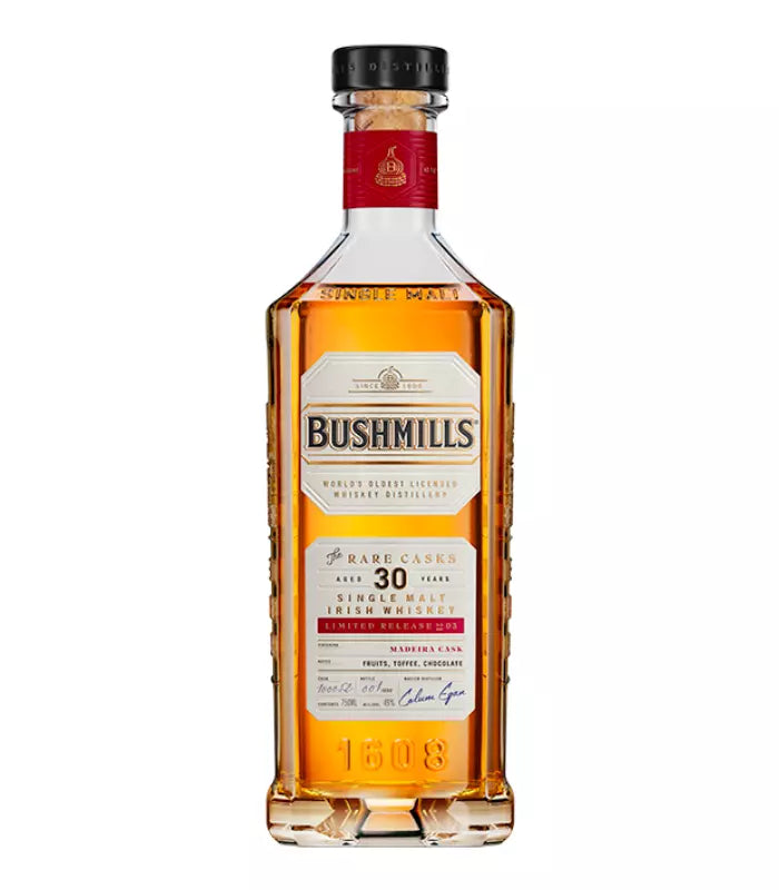 Buy Bushmills Rare Casks 30 Year Old Limited Release No. 03 Irish Whiskey Online - The Barrel Tap Online Liquor Delivered