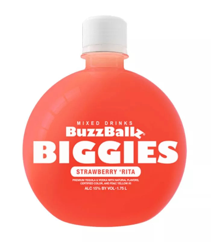 Buy Buzzballz Biggies Strawberry 'Rita Pre-Mixed Cocktails 1.75L Online - The Barrel Tap Online Liquor Delivered
