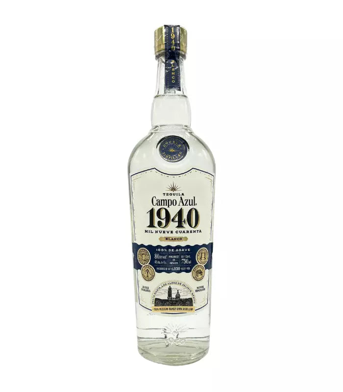 Buy Campo Azul 1940 Tequila Blanco 750mL Online - The Barrel Tap Online Liquor Delivered