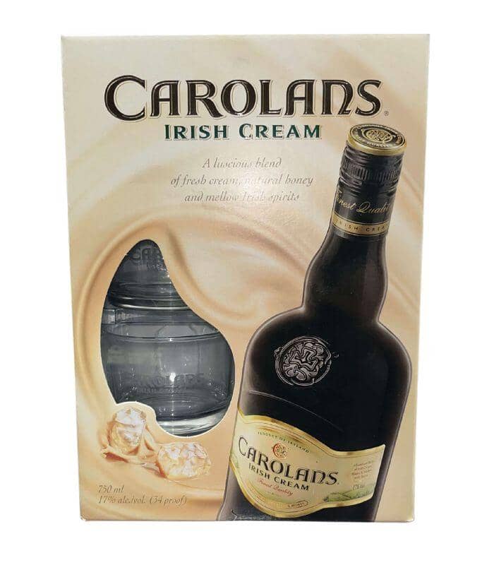 Buy Carolans Irish Cream Gift Set w/ 2 Themed Glasses Online - The Barrel Tap Online Liquor Delivered