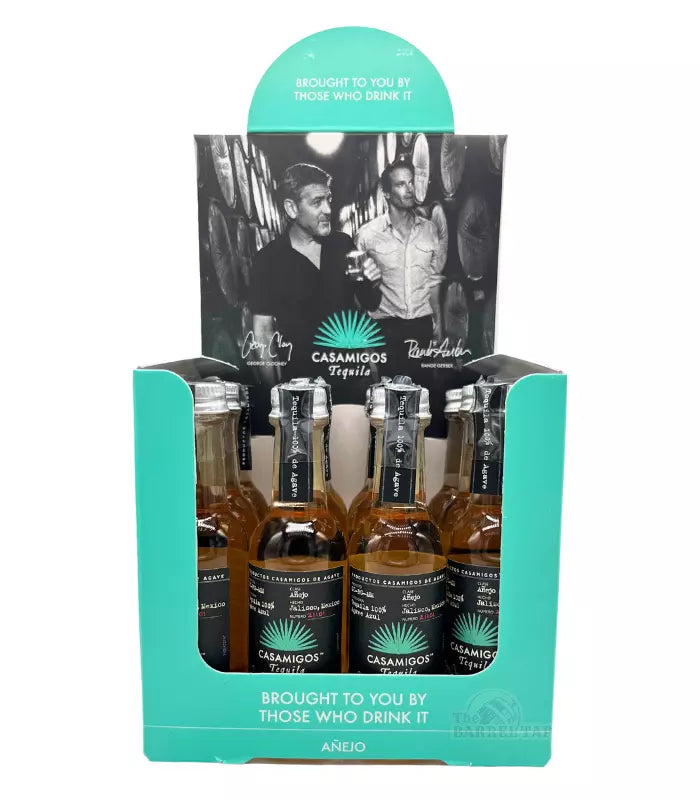 Buy Casamigos Tequila Anejo Miniature Shooters Box 50mL x 12 Online - The Barrel Tap Online Liquor Delivered
