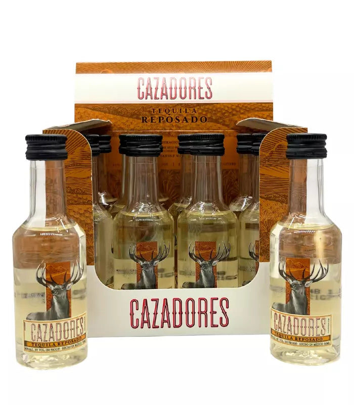 Buy Cazadores Tequila Reposado Shooters 50mL x 12 Online - The Barrel Tap Online Liquor Delivered