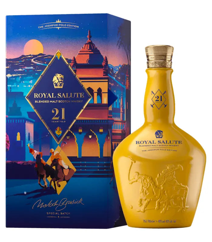 Buy Chivas Regal Royal Salute 21 Year Old Jodhpur Polo Edition Online - The Barrel Tap Online Liquor Delivered
