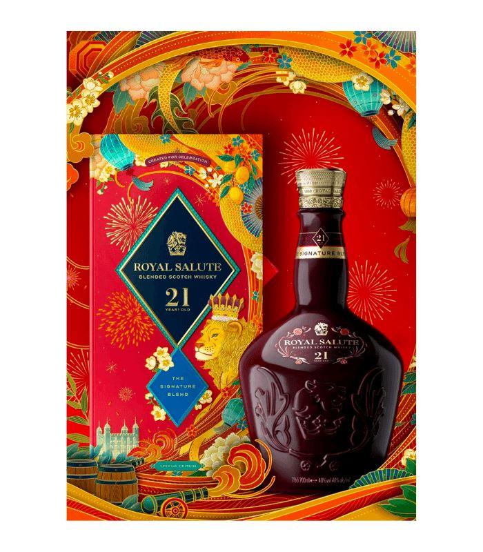 Buy Chivas Regal Royal Salute 21 Year Old The Chinese New Year Special Edition 2022 750mL Online - The Barrel Tap Online Liquor Delivered