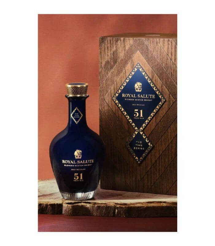 Buy Chivas Regal Royal Salute The Time Series 51 Year Old 2021 Release Blended Scotch Whisky Online - The Barrel Tap Online Liquor Delivered