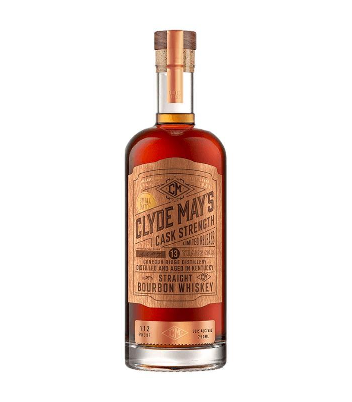 Buy Clyde May's Cask Strength Straight Bourbon Whiskey 13 Year Old 112 Proof 750mL Online - The Barrel Tap Online Liquor Delivered