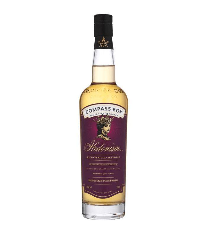 Buy Compass Box Hedonism Blended Grain Scotch Whisky 750mL Online - The Barrel Tap Online Liquor Delivered