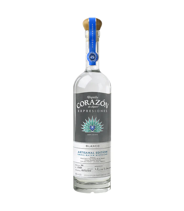 Buy Corazón Artisanal Edition Expresiones Blanco Tequila 750mL Online - The Barrel Tap Online Liquor Delivered