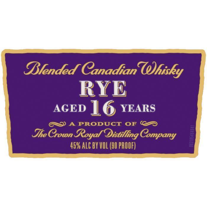 Buy Crown Royal Noble Collection 16 Year Old Rye Canadian Whisky 750mL Online - The Barrel Tap Online Liquor Delivered