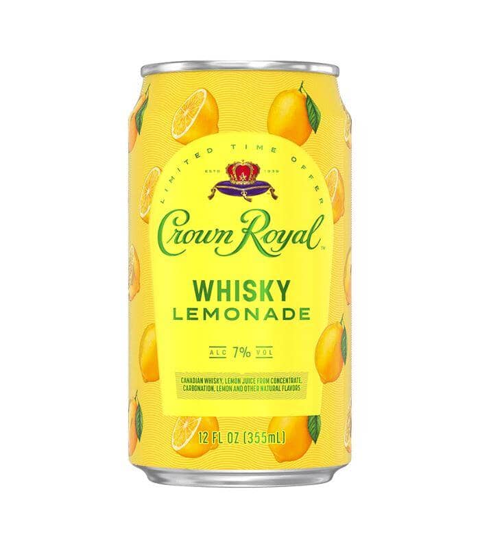 Buy Crown Royal Whiskey Lemonade 4 Pack Cans Limited Edition Online - The Barrel Tap Online Liquor Delivered