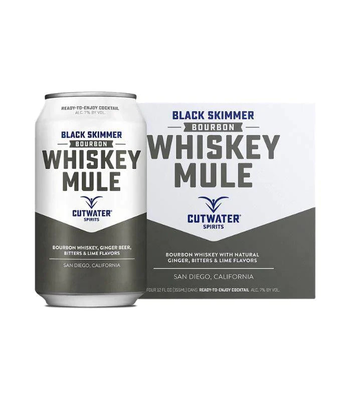 Buy Cutwater Bourbon Whiskey Mule 4 Pack Cans Online - The Barrel Tap Online Liquor Delivered