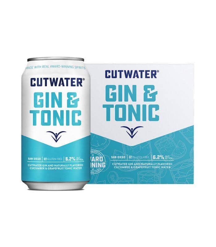 Buy Cutwater Gin & Tonic 4 Pack Online - The Barrel Tap Online Liquor Delivered