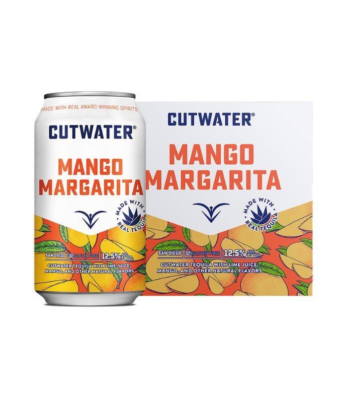 Buy Cutwater Mango Margarita 4 Pack Online - The Barrel Tap Online Liquor Delivered