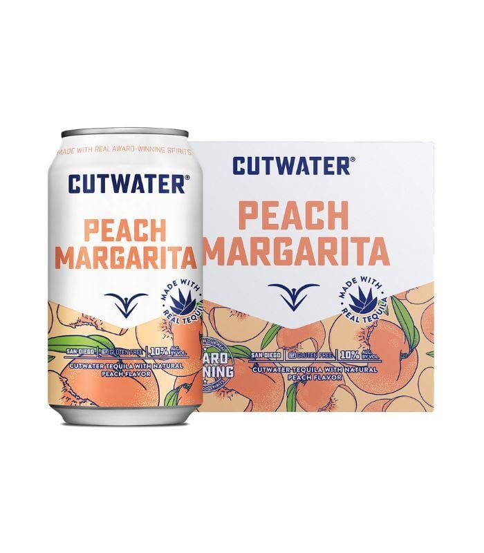 Buy Cutwater Peach Margarita 4 Pack Online - The Barrel Tap Online Liquor Delivered