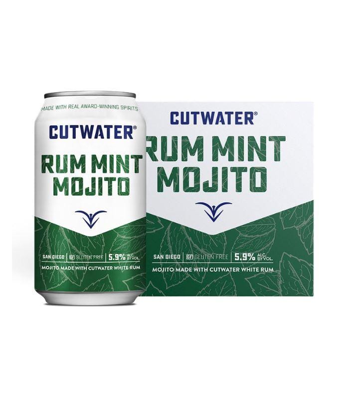 Buy Cutwater Rum Mint Mojito 4 Pack Online - The Barrel Tap Online Liquor Delivered