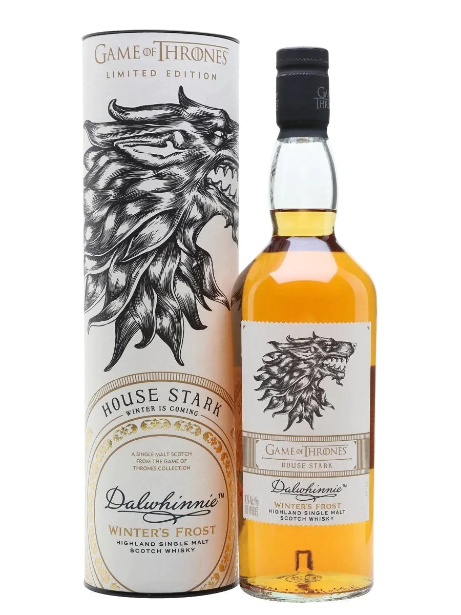 Buy Dalwhinnie Game of Thrones House Stark Winter's Frost Scotch Whisky 750mL Online - The Barrel Tap Online Liquor Delivered