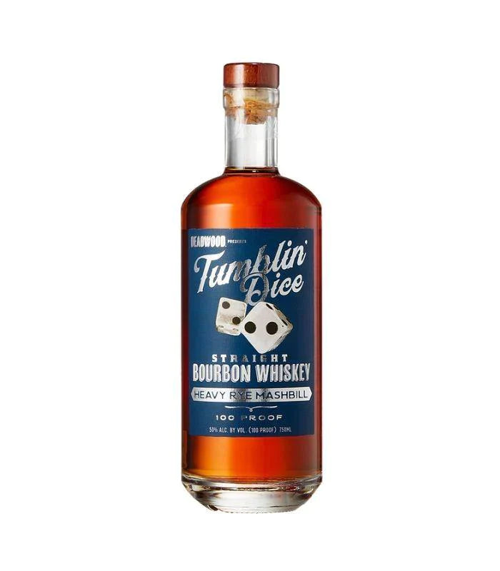 Buy Deadwood Tumblin Dice Straight Bourbon Whiskey 3 Year Heavy Rye Mashbill 750mL Online - The Barrel Tap Online Liquor Delivered