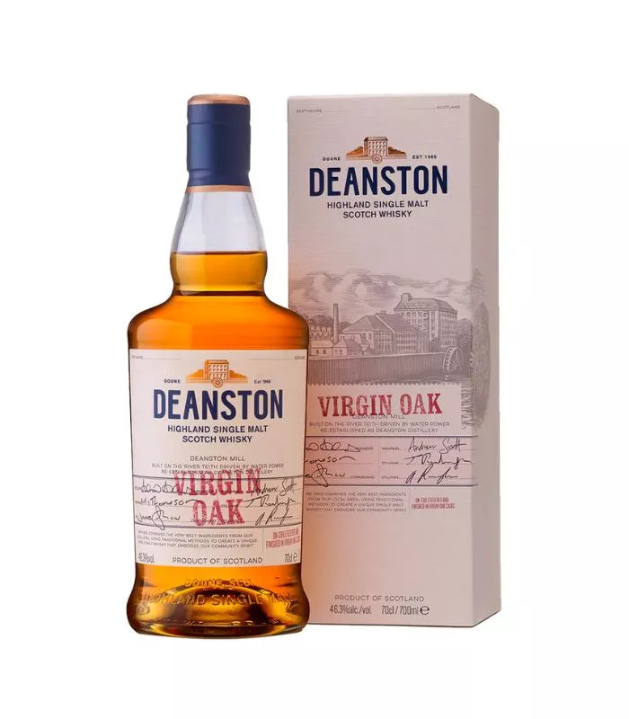 Buy Deanston Virgin Oak Single Malt Scotch Whisky 750mL Online - The Barrel Tap Online Liquor Delivered