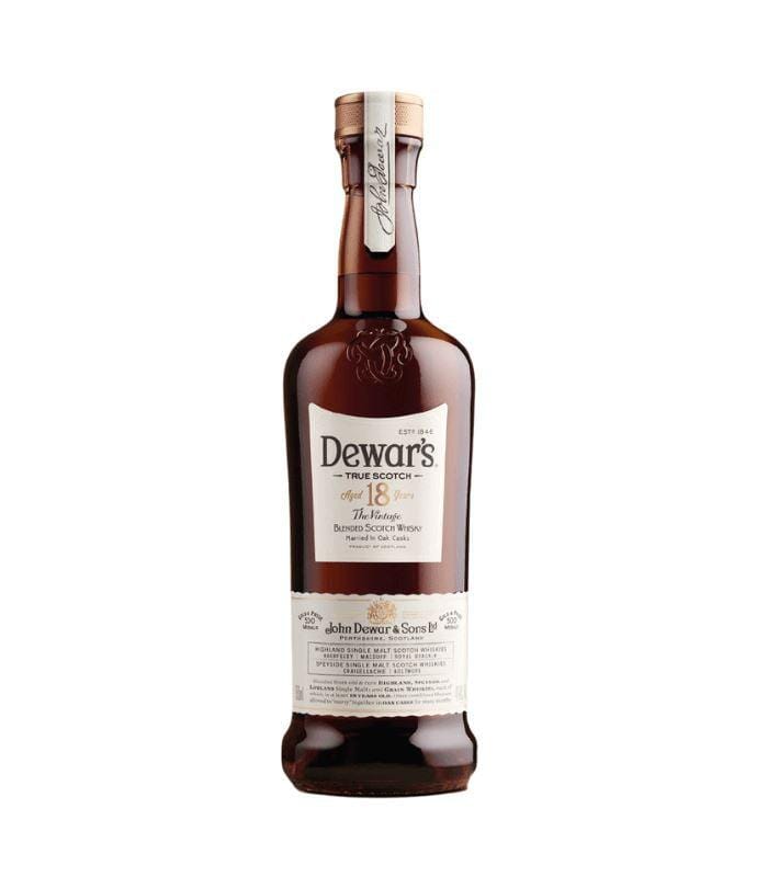 Buy Dewar's 18 Year Old Blended Scotch Whisky 750mL Online - The Barrel Tap Online Liquor Delivered