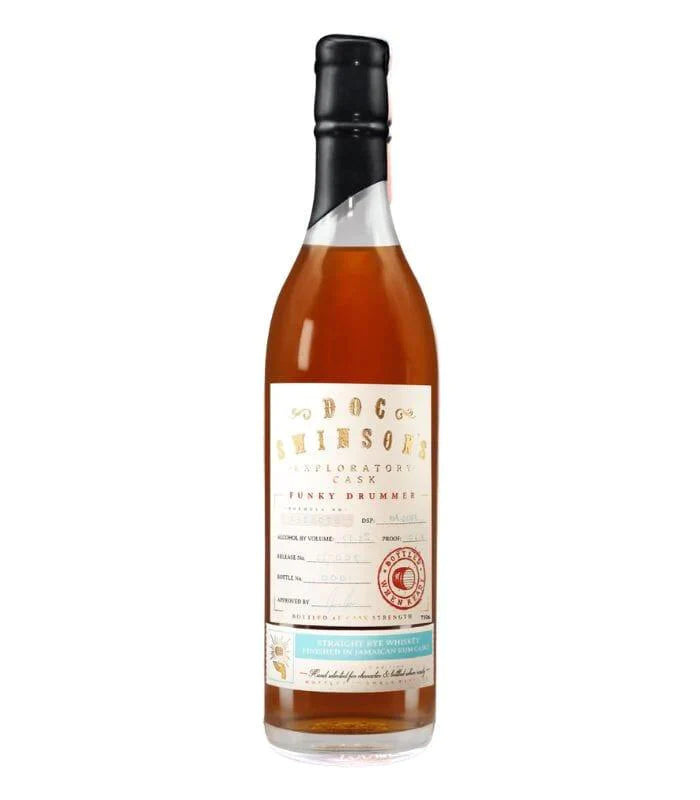 Buy Doc Swinson's Exploratory Cask Funky Drummer Straight Rye Whiskey Finished in Jamaican Rum Casks 750mL Online - The Barrel Tap Online Liquor Delivered