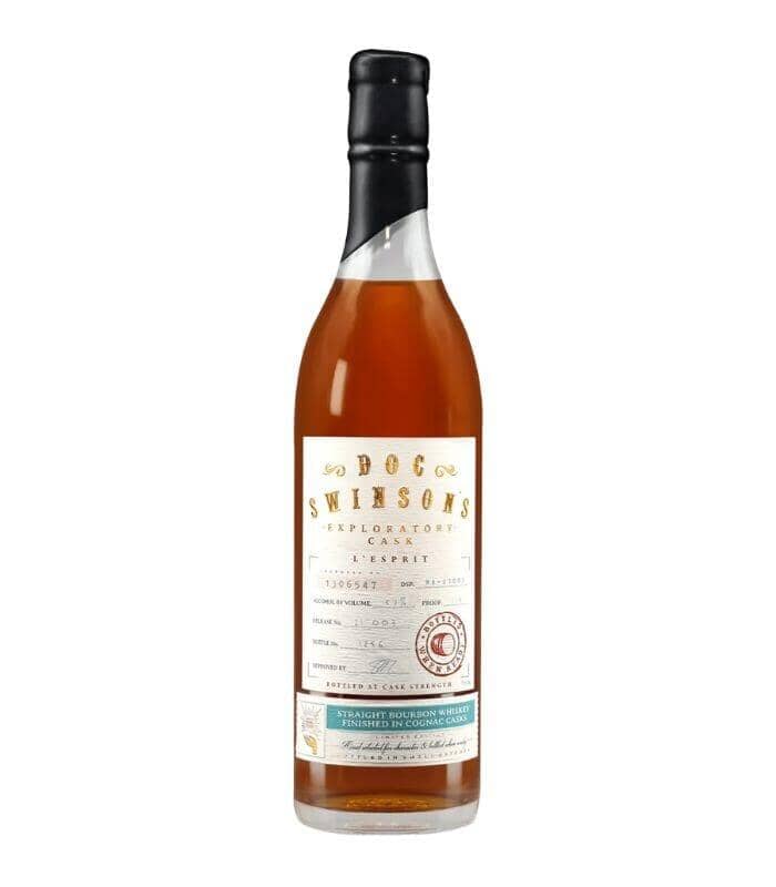 Buy Doc Swinson's Exploratory Series L’Esprit (The Spirit) Straight Bourbon Finished in Cognac Casks 750mL Online - The Barrel Tap Online Liquor Delivered