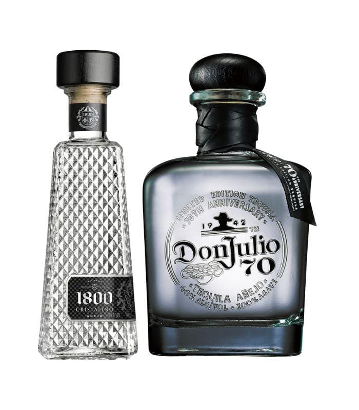 Buy Don Julio 70 and 1800 Cristalino Bundle Online - The Barrel Tap Online Liquor Delivered