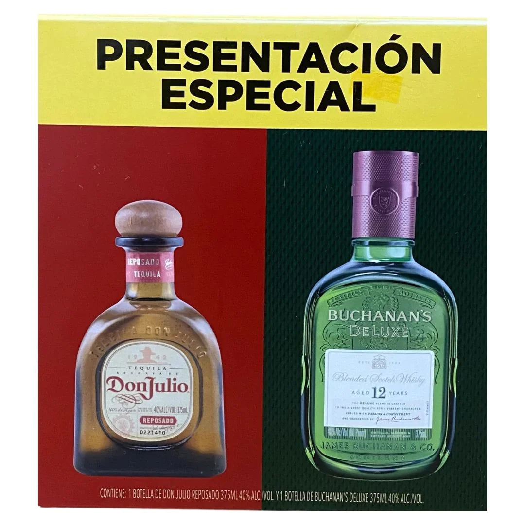 Buy Don Julio Tequila & Buchanan's Whiskey 2 pack 375mL Online - The Barrel Tap Online Liquor Delivered