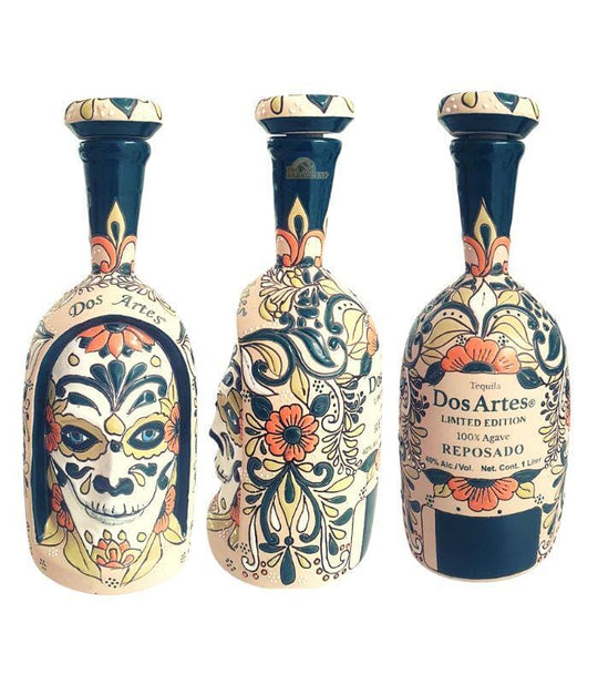 Buy Dos Artes 2022 Limited Edition Calavera Reposado Tequila 1L Online - The Barrel Tap Online Liquor Delivered
