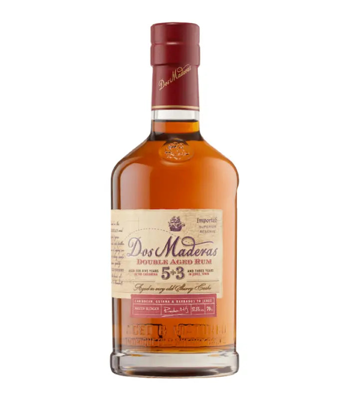 Buy Dos Maderas 5+3 Double Aged Rum 750mL Online - The Barrel Tap Online Liquor Delivered