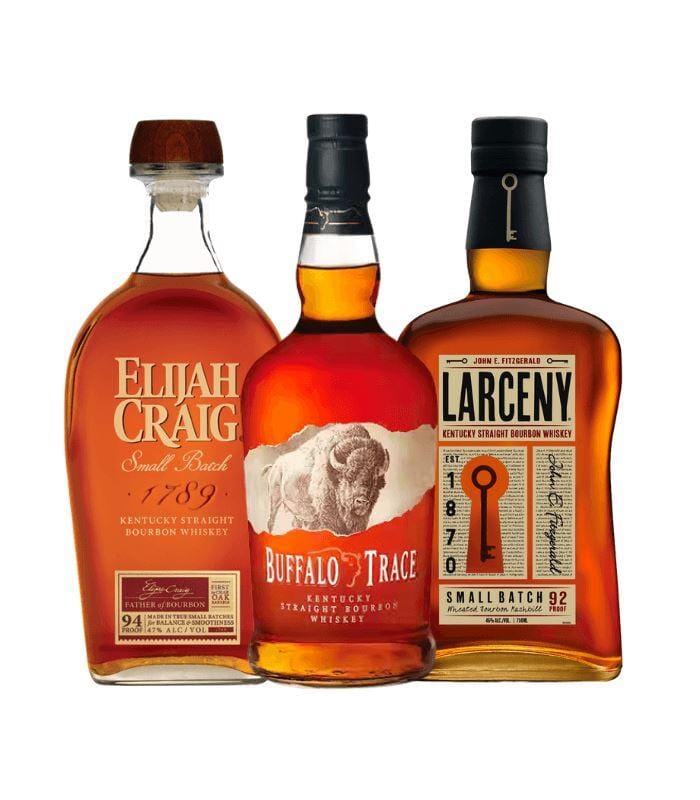 Buy Elijah Craig | Buffalo Trace | Larceny Bourbon Bundle Online - The Barrel Tap Online Liquor Delivered