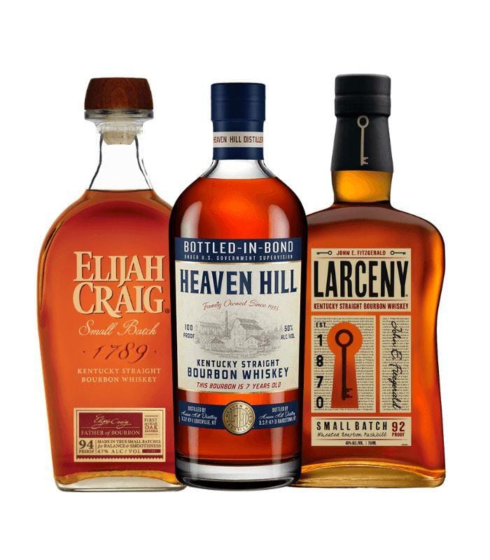 Buy Elijah Craig | Heaven Hill | Larceny Bourbon Bundle Online - The Barrel Tap Online Liquor Delivered