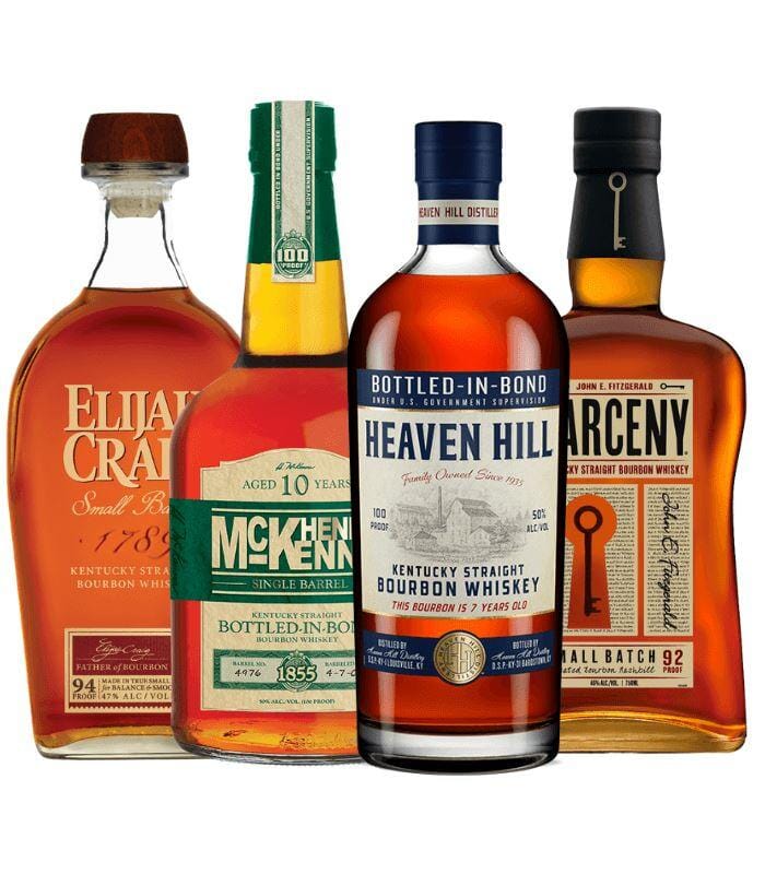 Buy Elijah Craig | Henry McKenna | Heaven Hill | Larceny Bourbon Bundle Online - The Barrel Tap Online Liquor Delivered