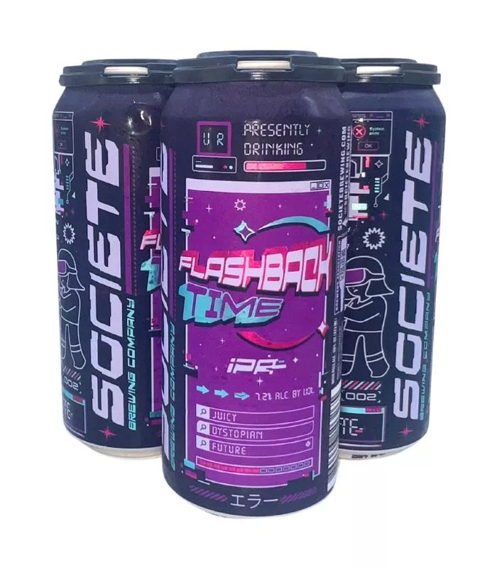 Buy Flashback Time Societe IPA 4-Pack Online | The Barrel Tap