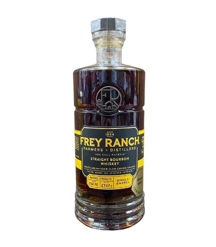 Buy Frey Ranch Barrel Strength Single Barrel Bourbon Whiskey 134.14 Proof Online - The Barrel Tap Online Liquor Delivered