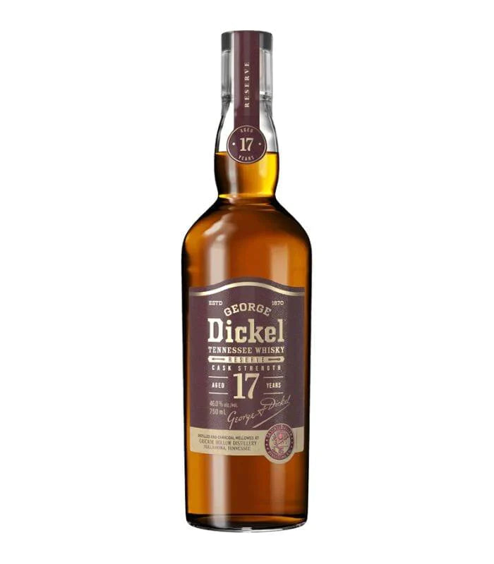 Buy George Dickel 17 Year Reserve Cask Strength Tennessee Whisky 750mL Online - The Barrel Tap Online Liquor Delivered