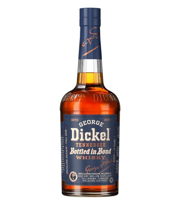 Buy George Dickel Bottled In Bond 13 Year Old Tennessee Whiskey Fall 2008 750mL Online - The Barrel Tap Online Liquor Delivered