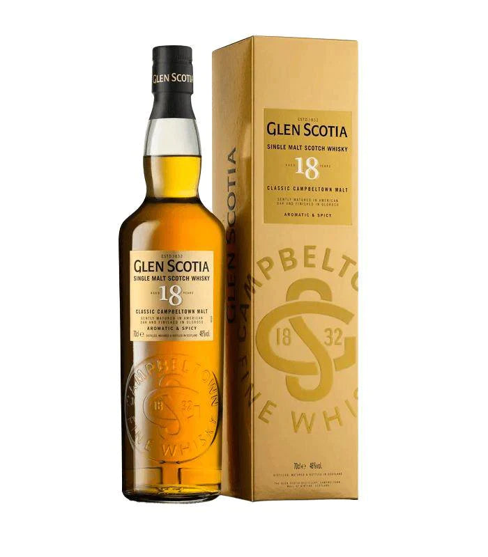 Buy Glen Scotia 18 Year Old Single Malt Whisky Online - The Barrel Tap Online Liquor Delivered