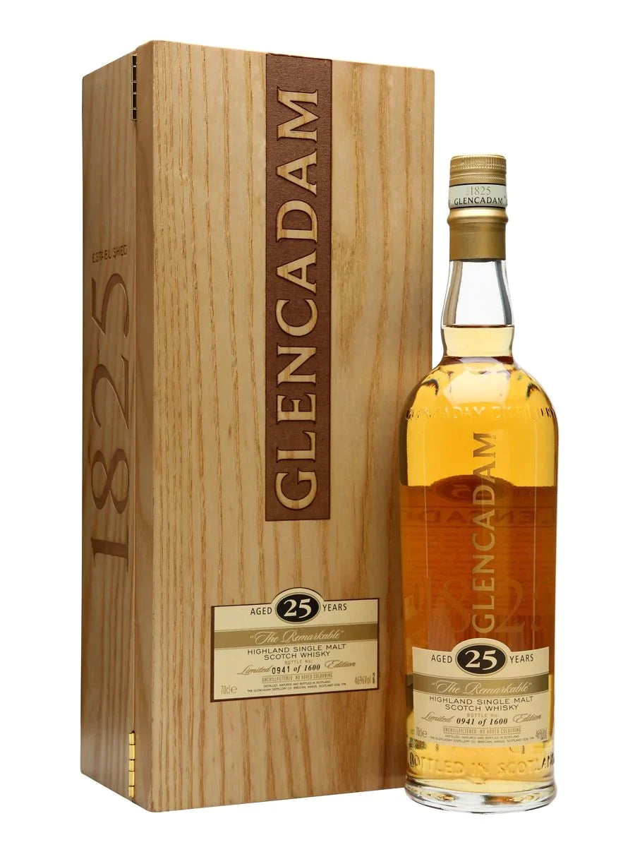 Buy Glencadam Aged 25 Years Old Scotch 750mL Online - The Barrel Tap Online Liquor Delivered