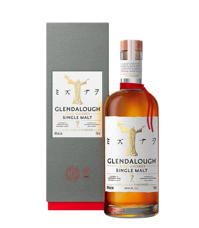 Buy Glendalough 7 Year Mizunara Cask Single Malt Irish Whiskey 750mL Online - The Barrel Tap Online Liquor Delivered