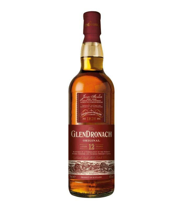 Buy GlenDronach Original Aged 12 Years Single Malt Scotch Whiskey Online - The Barrel Tap Online Liquor Delivered