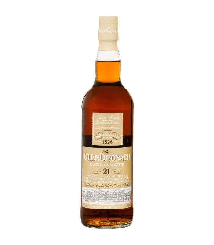 Buy GlenDronach Parliament Aged 21 Years Single Malt Scotch Whiskey Online - The Barrel Tap Online Liquor Delivered