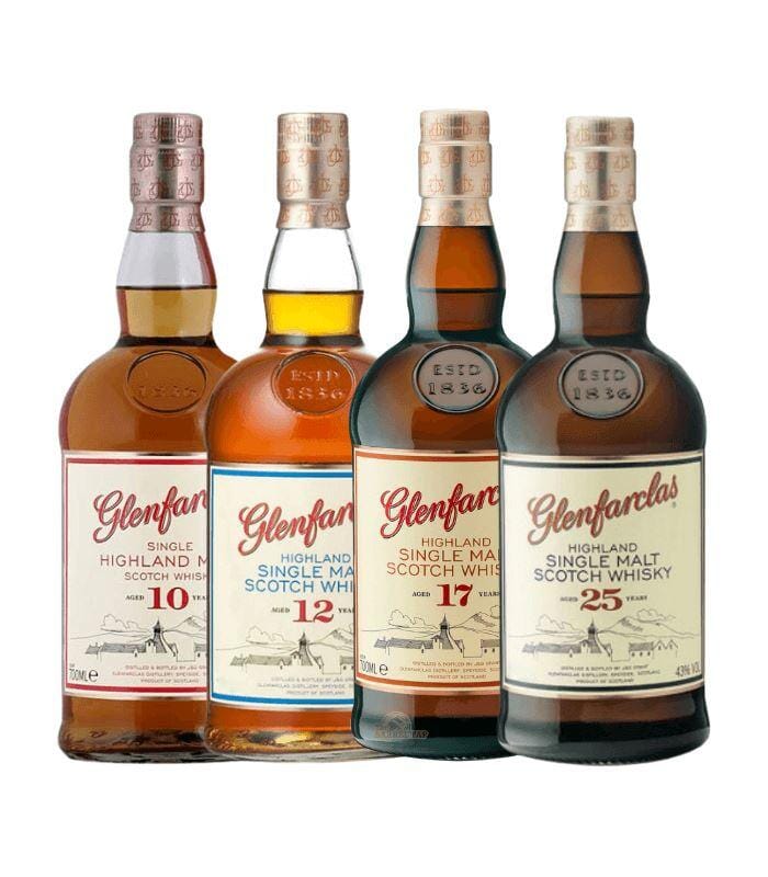 Buy Glenfarclas 10 | 12 | 17 | 25 Year Single Malt Scotch Whisky Bundle Online - The Barrel Tap Online Liquor Delivered