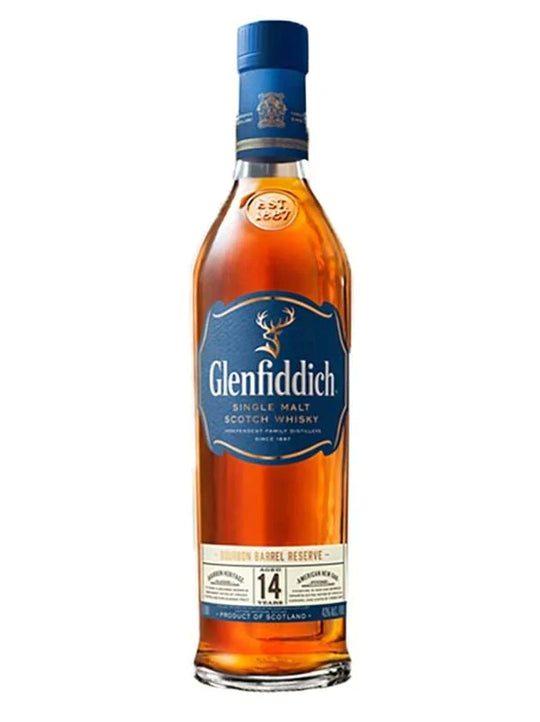 Buy Glenfiddich Bourbon Barrel Reserve 14 Year Scotch Whisky 750mL Online - The Barrel Tap Online Liquor Delivered